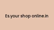 Es.your-shop-online.in Coupon Codes