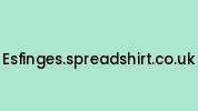 Esfinges.spreadshirt.co.uk Coupon Codes