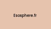 Esosphere.fr Coupon Codes