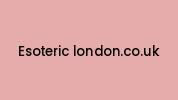 Esoteric-london.co.uk Coupon Codes