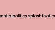 Essentialpolitics.splashthat.com Coupon Codes