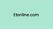 Etonline.com Coupon Codes