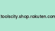 Etoolscity.shop.rakuten.com Coupon Codes