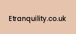 etranquility.co.uk Coupon Codes