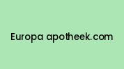Europa-apotheek.com Coupon Codes