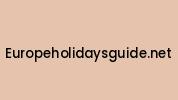 Europeholidaysguide.net Coupon Codes