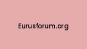 Eurusforum.org Coupon Codes