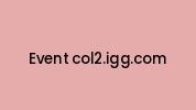 Event-col2.igg.com Coupon Codes