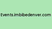 Events.imbibedenver.com Coupon Codes