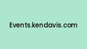 Events.kendavis.com Coupon Codes