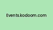 Events.kodoom.com Coupon Codes