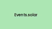 Events.solar Coupon Codes