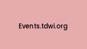 Events.tdwi.org Coupon Codes