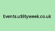 Events.utilityweek.co.uk Coupon Codes