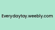Everydaytay.weebly.com Coupon Codes