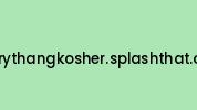 Everythangkosher.splashthat.com Coupon Codes