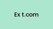 Ex-t.com Coupon Codes