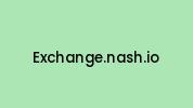 Exchange.nash.io Coupon Codes