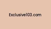 Exclusive103.com Coupon Codes