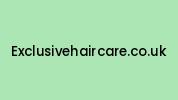 Exclusivehaircare.co.uk Coupon Codes