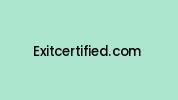 Exitcertified.com Coupon Codes
