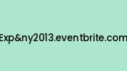 Expandny2013.eventbrite.com Coupon Codes