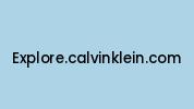 Explore.calvinklein.com Coupon Codes