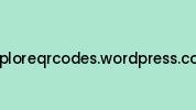 Exploreqrcodes.wordpress.com Coupon Codes