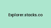 Explorer.stacks.co Coupon Codes