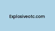 Explosiveotc.com Coupon Codes