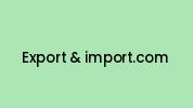 Export-and-import.com Coupon Codes