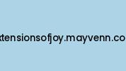 Extensionsofjoy.mayvenn.com Coupon Codes