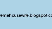 Extremehousewife.blogspot.co.uk Coupon Codes
