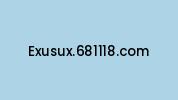 Exusux.681118.com Coupon Codes