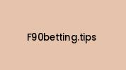 F90betting.tips Coupon Codes