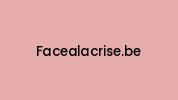 Facealacrise.be Coupon Codes