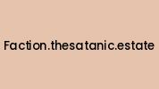 Faction.thesatanic.estate Coupon Codes