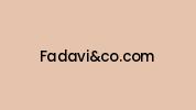 Fadaviandco.com Coupon Codes