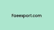 Faeexport.com Coupon Codes