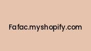 Fafac.myshopify.com Coupon Codes