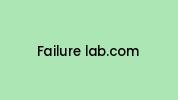 Failure-lab.com Coupon Codes
