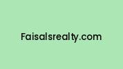 Faisalsrealty.com Coupon Codes
