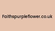 Faithspurpleflower.co.uk Coupon Codes