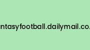Fantasyfootball.dailymail.co.uk Coupon Codes