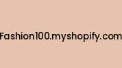 Fashion100.myshopify.com Coupon Codes