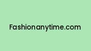 Fashionanytime.com Coupon Codes