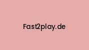 Fast2play.de Coupon Codes