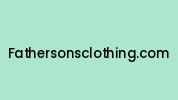 Fathersonsclothing.com Coupon Codes
