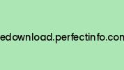 Fedownload.perfectinfo.com Coupon Codes