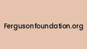 Fergusonfoundation.org Coupon Codes